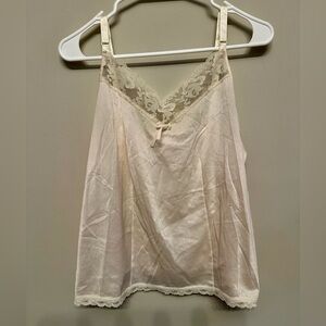 Rare Vintage Avon Cream Satin Camisole Size P (XS/S)